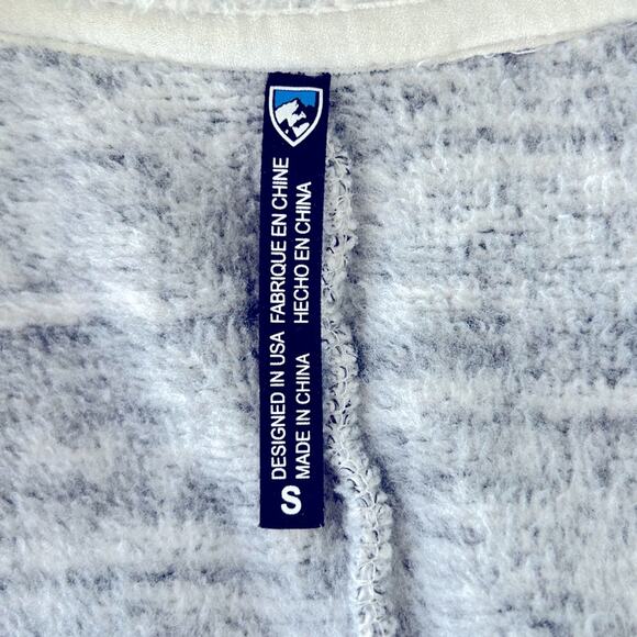 Kuhl Alaska Long Zip Front Sweater Jacket Heather Gray Black Marbled Size Small - Picture 10 of 16